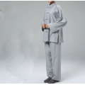 promotion unisex lay zen suit Buddhist monk clothing uniforms Meditation martial arts clothes gray all season