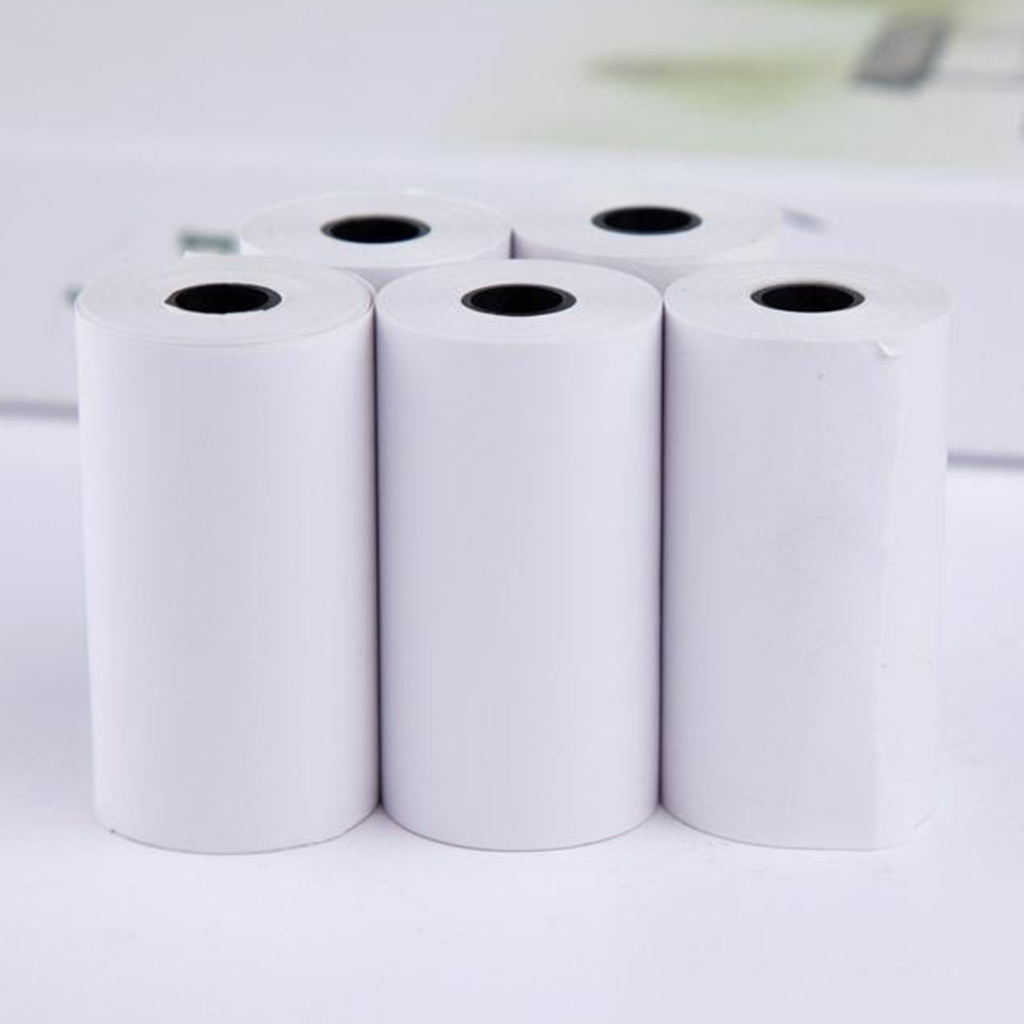 5rolls 57x25mm Thermal Printing Paper Instant Film Pos Receipt Office Supply For Business Mobile Bluetooth Cash Register Paper
