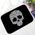 Zeegle Skull Outdoor Rugs Home Entrance Doormat Non-slip Area Rug For Living Room Kids Bedroom Carpet Bedside Rugs Bathroom Mat