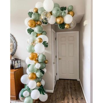 89pcs Dinosaur Party Decoration Garland Arch Kit Green Balloons For Kids Birthday Party Baby Shower Wedding Decors Dino Globos