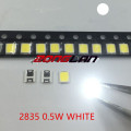 2835 LED 0.5W White SMD/SMT PLCC-2 2835 White 150Ma 50-65lm 6000-6500K 3528 diodes High Power LED Ultra Bright SMD LED 100PCS