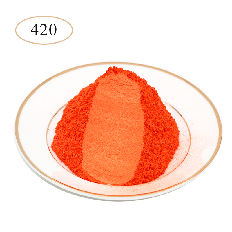 10g 50g Type 420 Pigment Pearl Powder Healthy Natural Mineral Mica Powder DIY Dye Colorant,use for Soap Automotive Art Crafts