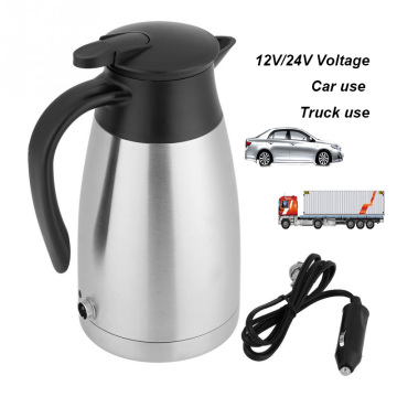 12V/24V 1000ml Electric Heating Kettle Portable Water Cup water heater for Car Automobile  Water Boiler Electric Pot teapot
