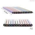 Brutfuner 12pcs Metallic Colored Pencils lapis de cor profissional Golden Color Pencil for School Sketch Painting Gifts