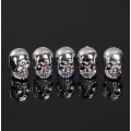 5Pc Skull Tire Tyre Wheel Car Auto Valves Caps Dust Stem Cover Motocycle Bicycle Drop shipping