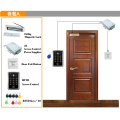 RFID Access Control System Kit Wooden Glasses Door Set+Electric Magnetic Lock+ID Card Keytab+Power Supplier+Exit Button