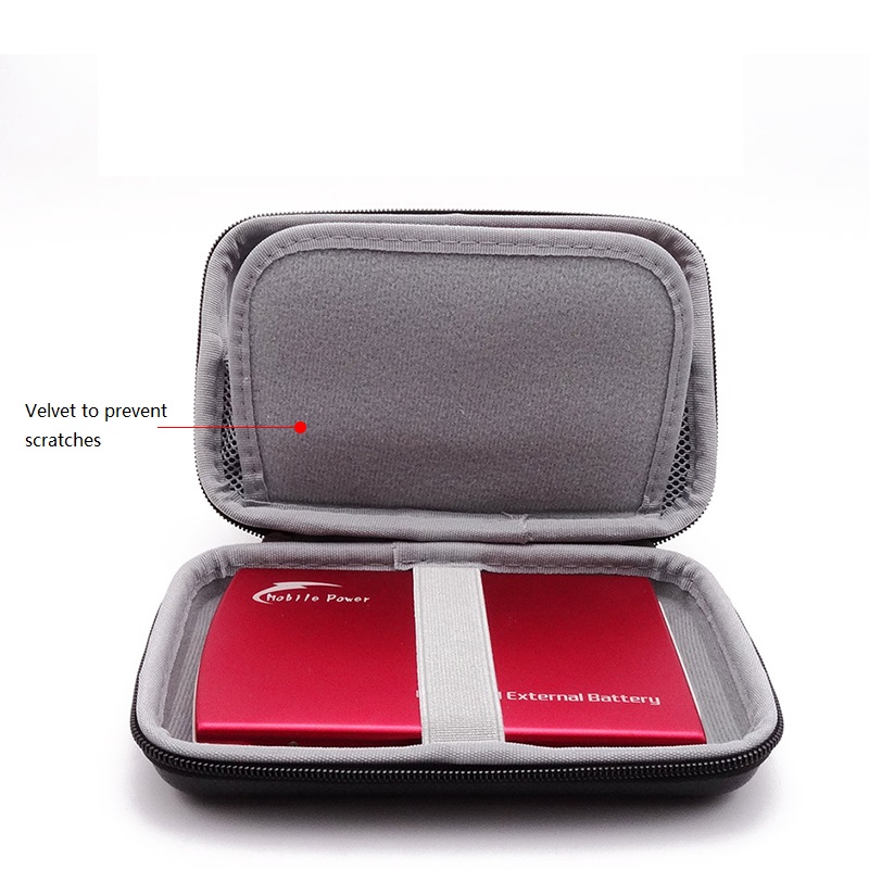 GHKJOK 2.5 inch HDD Protection Bag Hard Drive Storage Case for External Portable HDD SSD U Disk Power Bank Pen drive