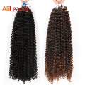 AliLeader Synthetic Nubian Twist low temperature Braiding Hair Bulk 30strands long Passion Twists Crochet Hair Extension