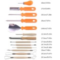 13PCS Halloween Pumpkin Cuttings Carving Kit Stainless Steel High Quality Durable Carving Tools for Fruit Vegetable With Toolkit