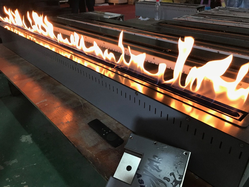 Inno living fire 60 inch intelligent chimenea etanol burner with remote inserts
