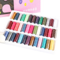 39pcs Sewing Thread 39 Color Colorful Assortment Thread for Sewing Embroidery Machines LBShipping