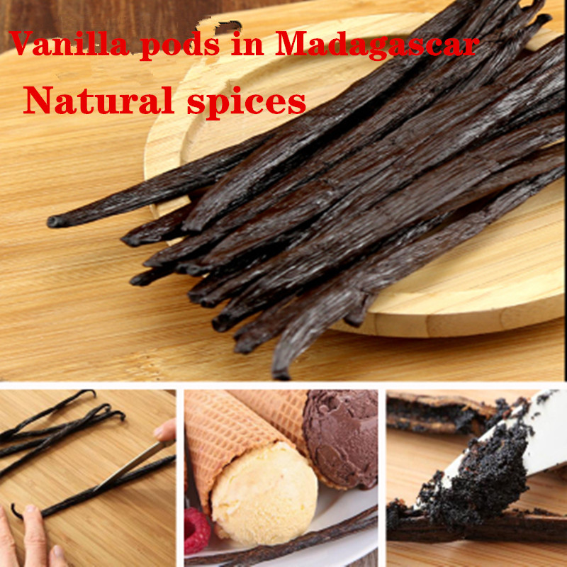 High Quality Natural Spices Madagascar Vanilla Stick Baked Cake Bread Dessert Vanilla Pods 2.5g/bar, Free Delivery