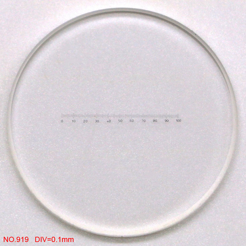 Diameter 19mm Optical Microscope Eyepiece Micrometer Ocular Calibration Slide for Biological Metallogical Microscope Eyepiece