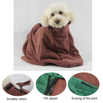 Pet Bath Towel Microfiber Bathrobe Dog Cat Puppy Pet Towel Strong Absorbing Pet Bath Towel Pets Swimming Cloth Shower Towel Dry