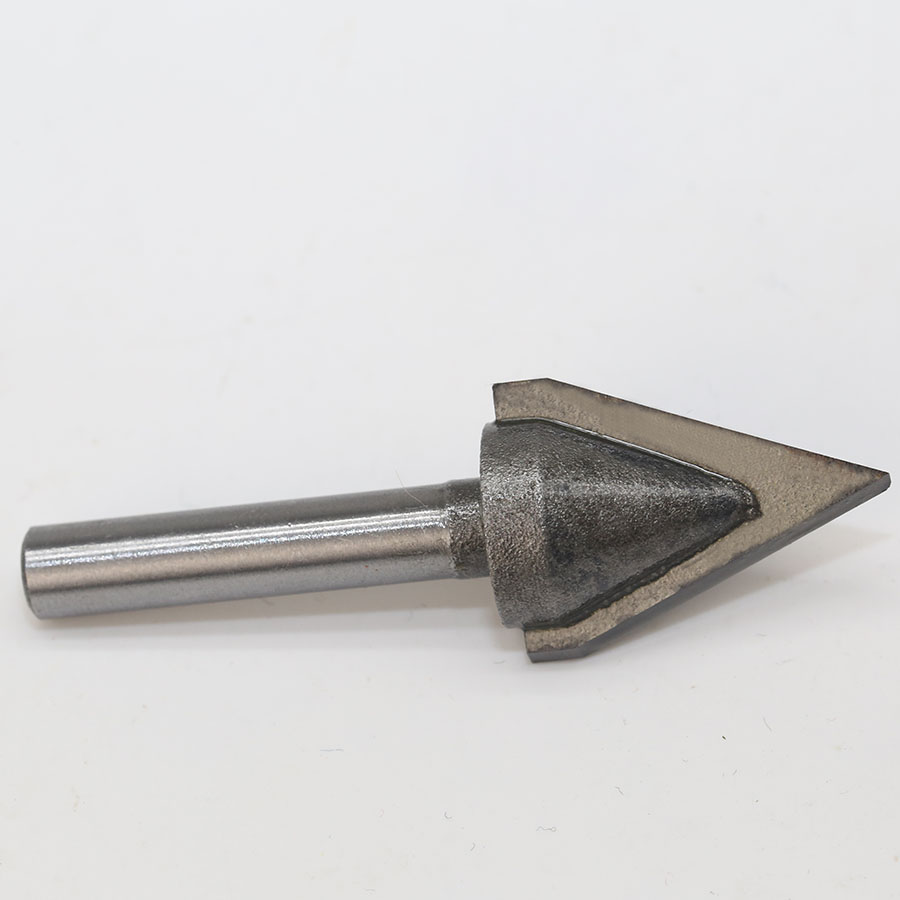 1pcs 1/4 Shank60 wood router bit Straight end mill trimmer cleaning flush trim corner round cove box bits tools