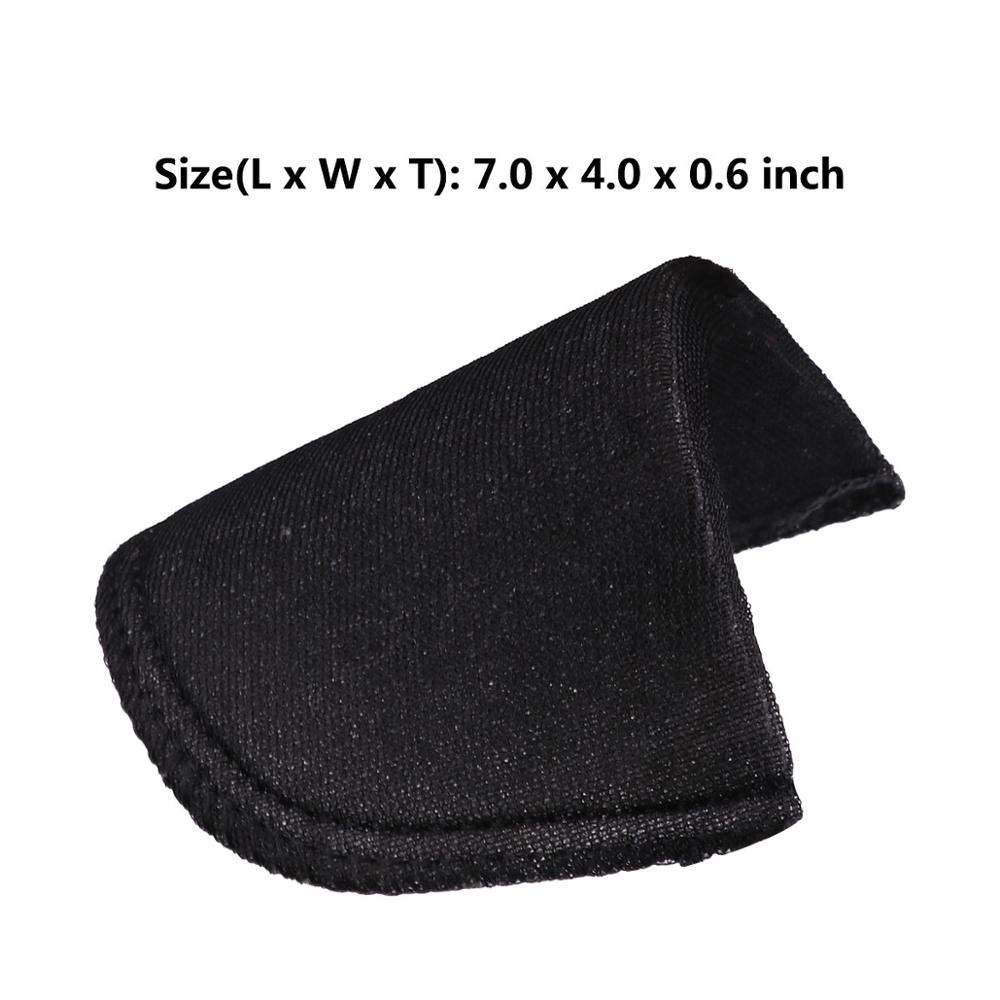 4 Pairs Women Men Inserts Shoulder Pad Soft Covered Set-in Foam Sewing Pads Padding Encryption Enhancers Mat for Blazer T Shirt