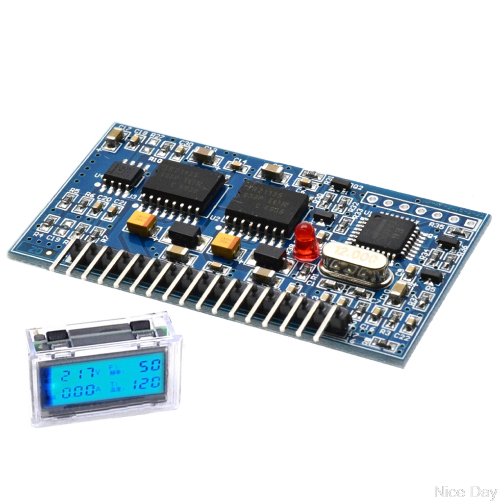 1 Set DC-DC DC-AC Pure Sine Wave Generator Inverter Boost Driver Board EGS002 + IR2110 LCD Driver Module DIY My07 20