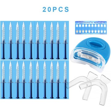 20PCS/Set Dental Peroxide Teeth Whitening Kit Tooth Bleaching Gel Brightening Kits Whitening Gel