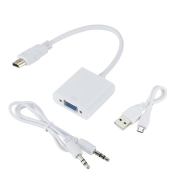 HDMI-compatible To Vga Conversion Cable With Usb Power Supply To Vga Adapter Cable With Audio And Power Supply Tv Box