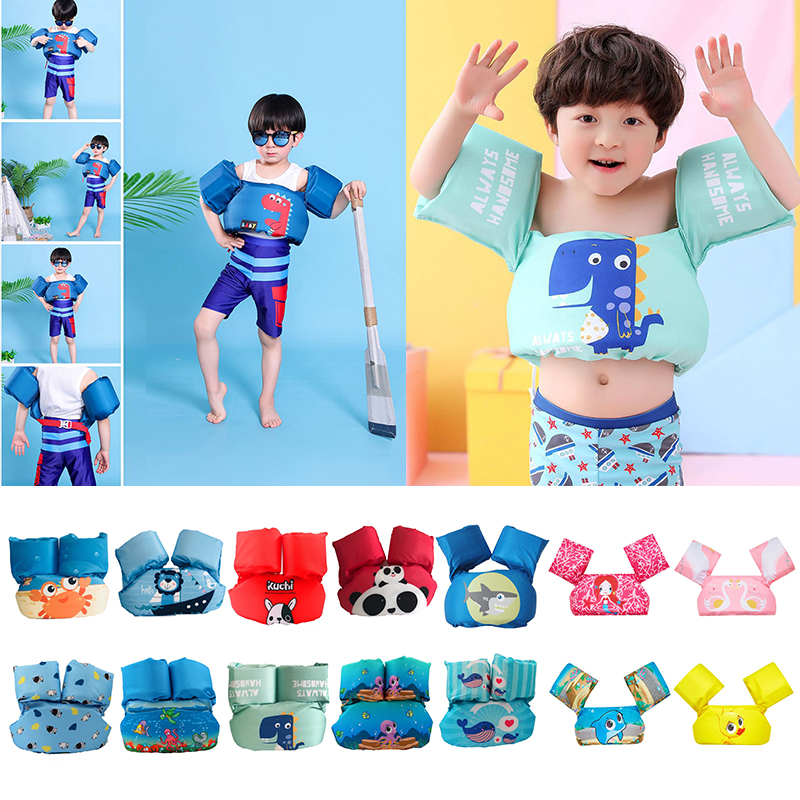 1 Pcs Kids Puddle Jumper Arm Ring Life Vest Floats Foam Safety Life Jacket Sleeves Armlets Swim Circle Tube Ring Swimming Rings
