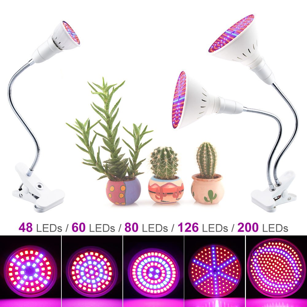 LED Grow Light Full Spectrum E27 LED Horticole LED Plant Growth Lamp Grow Room Indoor Plant Growing plant Cultivation Grow Tent