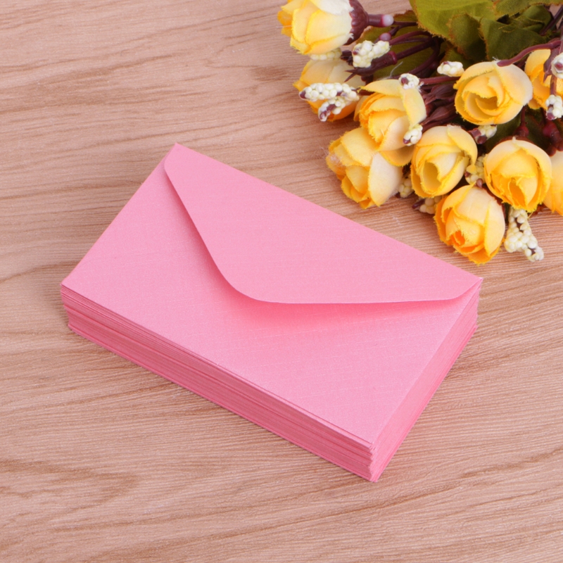 50Pcs Retro Blank Mini Paper Envelopes Wedding Party Invitation Greeting Cards Gift Dropshipping