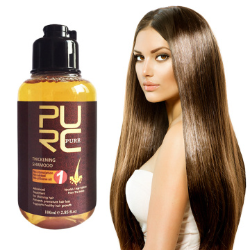 PURC Herbal Ginger Hair Shampoo Free of Silicone Oil Essence Treatment For Hair Loss Help Regrowth Thick Hair TSLM2