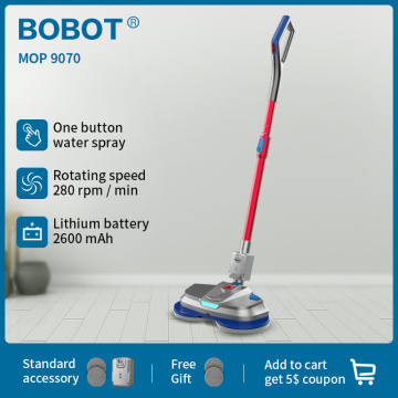 BOBOT MOP 9070 Cordless Electric Floor Mop Sweeping And Waxing, Electric Spray Water Mop Sweeper