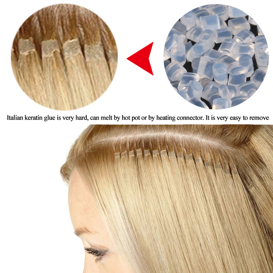 Alileader Best Quality 20/50/100/200G Italian Keratin Glue Granule/Beads/Grain With Glue Melting Pot For Human Hair Extension