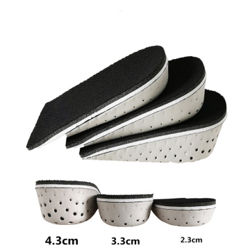 Wholesale Height Increase Insoles Breathable Half Insole Heighten Heel Insert Sports Shoes Pad Cushion Unisex 2.3cm-4.3cm UP