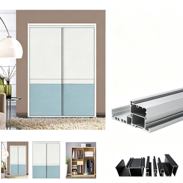 Aluminum profiles for wine cabinet partitions
