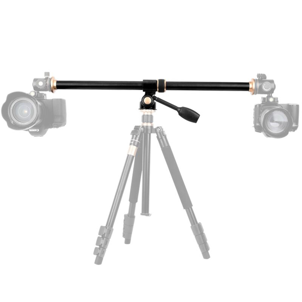 Cadiso QZSD Horizontal Bar Camera Mount Tripod Boom Rotatable Multi-Angle Center Column Rod Extension Cross Arm Steeve