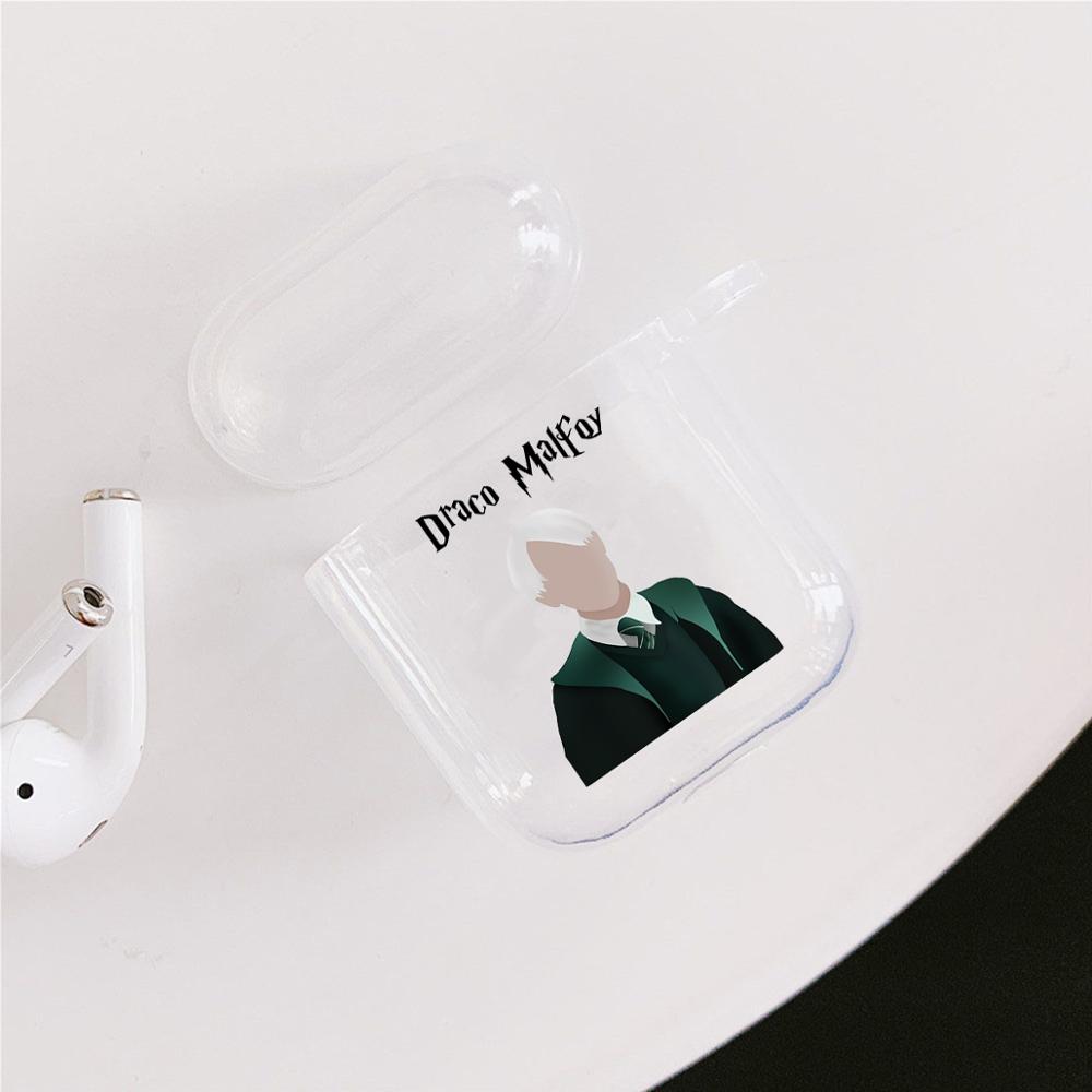 Draco Malfoy Soft Clear Silicone Cases For Apple Airpods Pro 3 2 1 Bluetooth Wireless Earphone Cover Air Pods Charging Box Bags