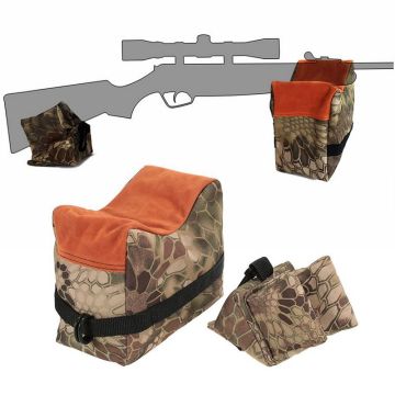 Sniper Shooting Bag Gun Rest Front&Rear Rifle Bag Target Stand Rifle Support Sandbag Outdoor CS Hunting Rifle Rest Bag