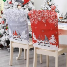 Christmas chair covers Santa Claus Hat Christmas Dinner Chair Back Covers Table Party Decor New Year Party Supplies 2021