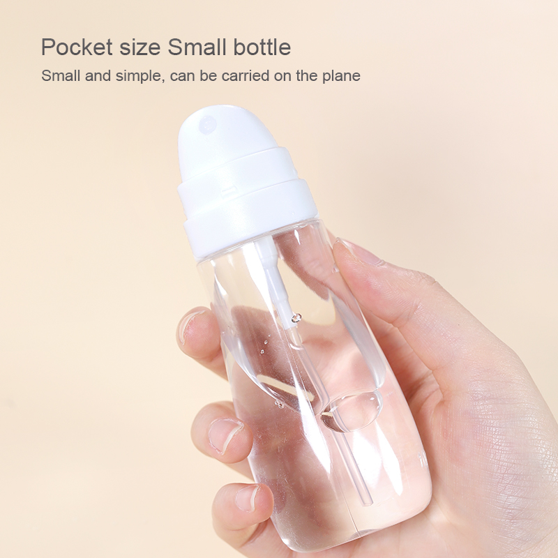 100ml/50ml Empty Spray Bottle Travel Plastic Perfume Atomizer Pump Bottle for Trave Refillable Transparent Container