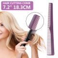 Wine Red Heat-Resistant Taper Hair Cutting Comb Barbers Hairstylists High Quality Salon Hairdressing Combs For Styling Tools