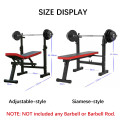 Adjustable-style Weight Bench Folding Bench Press Squat Barbell Lifting Training Bench Bracket Barbell Rack Weightlifting Bed