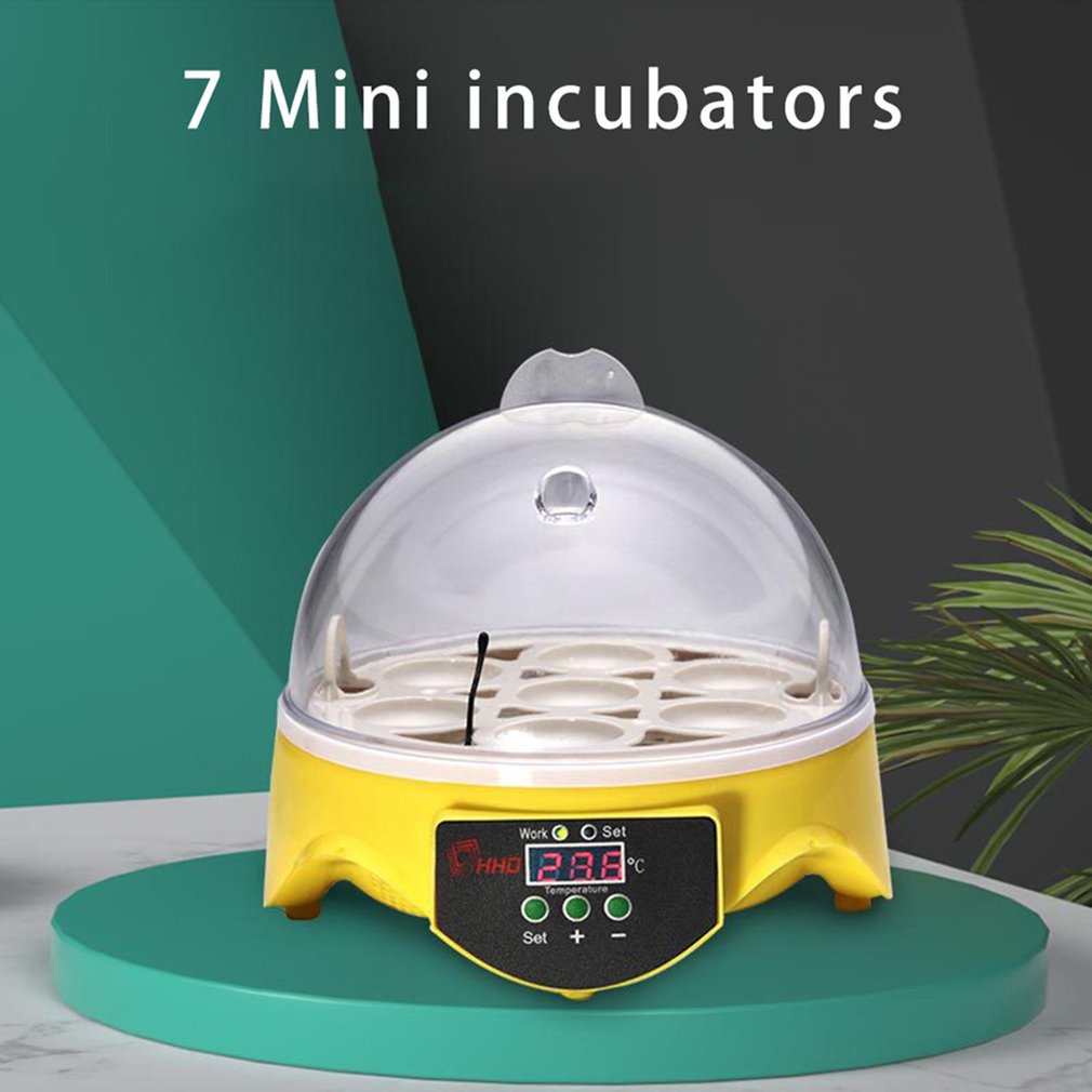 7 Egg Incubator Household Small Automatic Incubator Separate Egg Tray Smart Mini Incubator Incubation Equipment