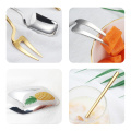 Creative Rainbow Fork Stainless Steel Fruit Forks Cake Fork Dessert Fork Tea Spoon Coffee Spoon Dinnerware Set Kitchen Gadgets