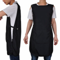 Shellhard Pro Barber Durable Hairdressing Cape Water-repellent Front-Back Hair Cutting Soft Apron For Barber Hairstylist