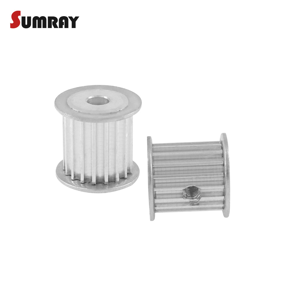 SUMRAY 3M 16T Timing Pulley 4/5/6/6.35mm Bore Timing Belt Pulley 16mm Belt Width Pulley Wheel For CNC Machines 2pcs