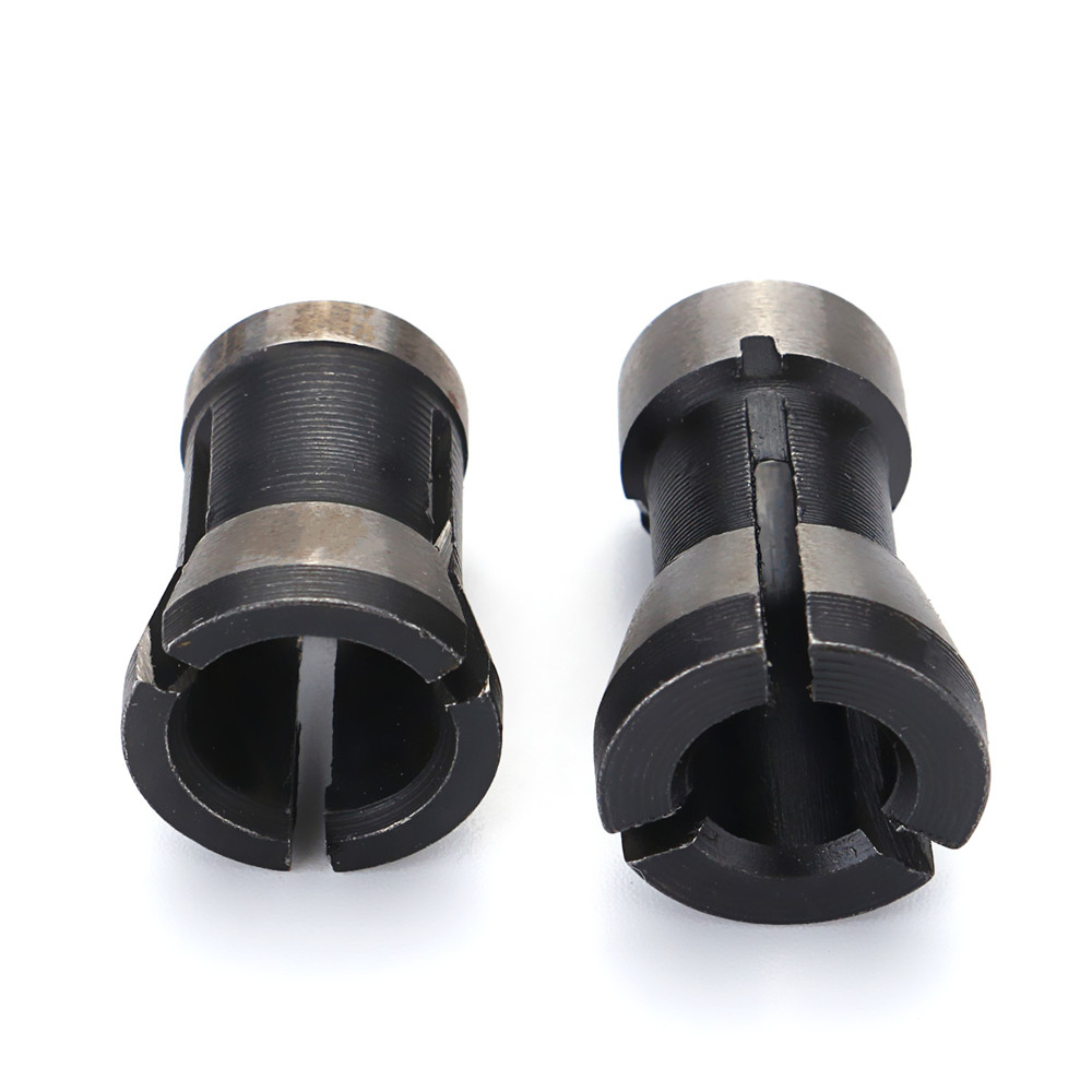 2pcs 6.35mm 8mm Collet Chuck Engraving Trimming Machine Electric Router For Machinery Manufacturing Woodworking Cutter