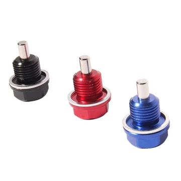 M14x1.5 Magnetic Oil Drain Plug &Oil Drain Sump Nut (A Lot Of Colors Available) Oil Sump Drain Plug Nut Oil Drain Plug Magnetic