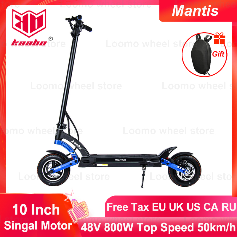 Original Kaabo Mantis 10inch Singal motor e-scooter 800W 48V 18.2Ah electric scooter foldable e-scooter