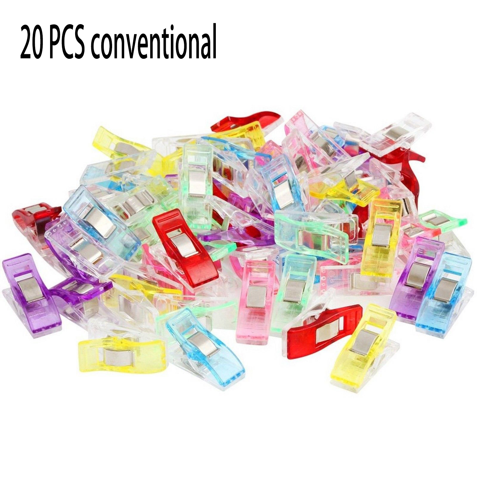 20/50/100PCS Multicolor Plastic Clips Quilt Quilting Clip Clover Clip For Patchwork Sewing Diy Crafts