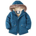 Winter children's plush cotton coat coat 2020 new boys and girls children's cotton padded children's Plush Hooded Jacket