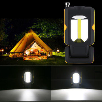 Cob LED Portable Magnetic Light Spotlight Led Professional Car Repair Work Light Outdoor Camping Led Flashlight Super Bright