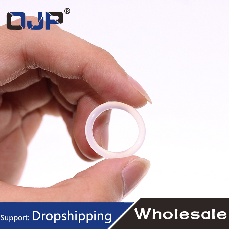 5PCS/lot White Silicon Ring Silicone/VMQ O ring 1.5mm Thickness OD32/33/34/35/38/40/44/45/50mm Rubber O-Ring Seal Gasket Ring