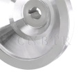 CNBTR 41mm to 130mm Outer Dia 16mm Bore Aluminum 4 Step Pagoda Pulley Belt for A Type V-Belt Timing Belt